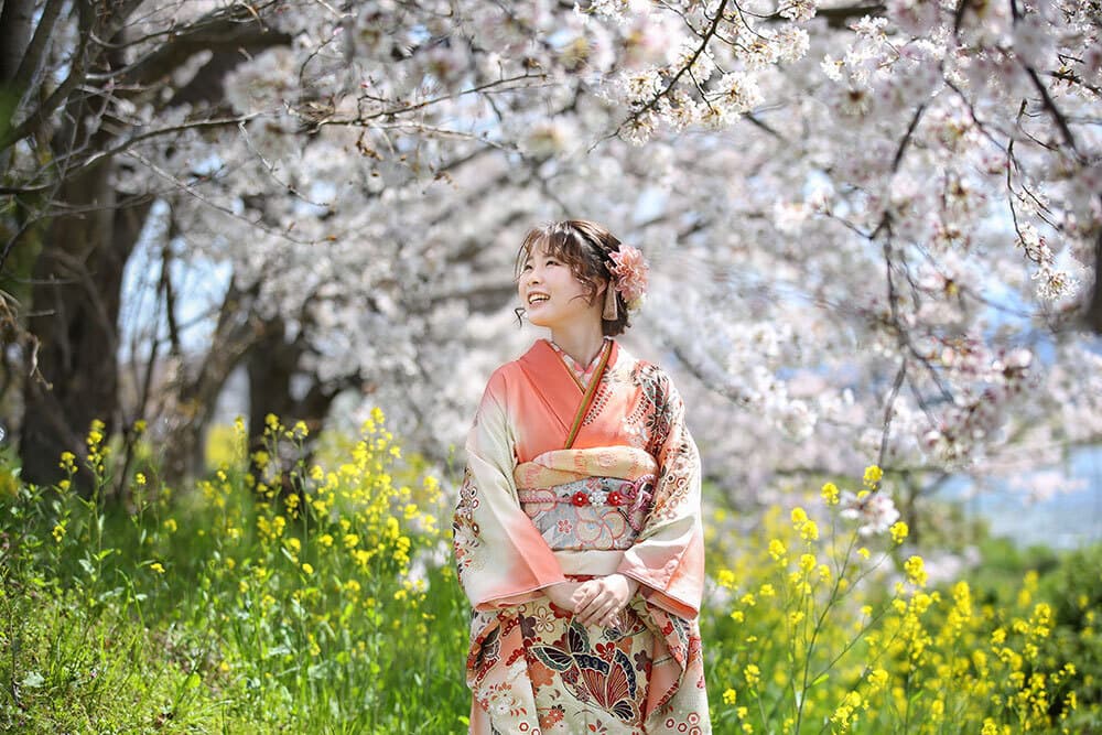 京都で成人式ロケーション撮影