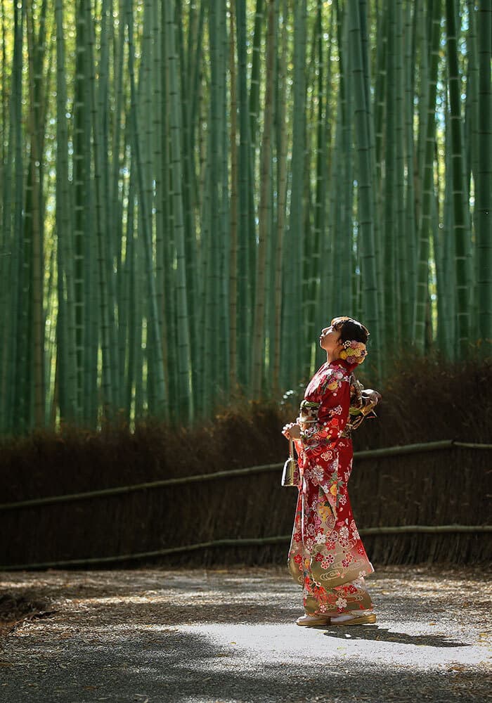 京都で成人式ロケーション撮影