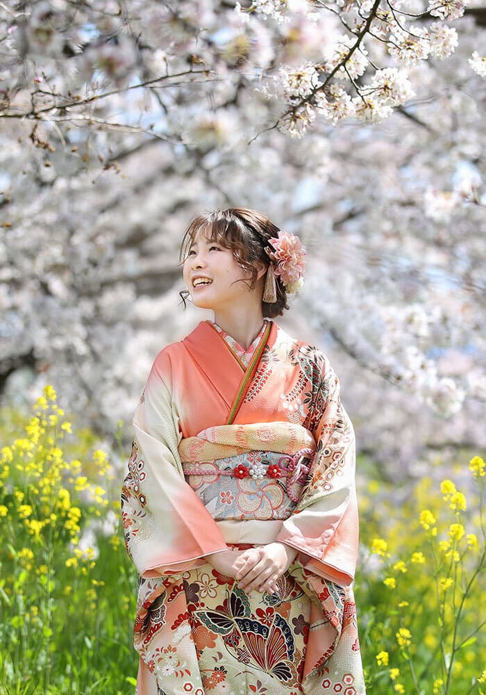 京都で成人式ロケーション撮影
