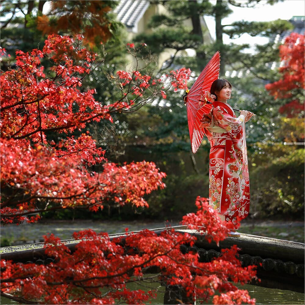 京都で成人式ロケーション撮影