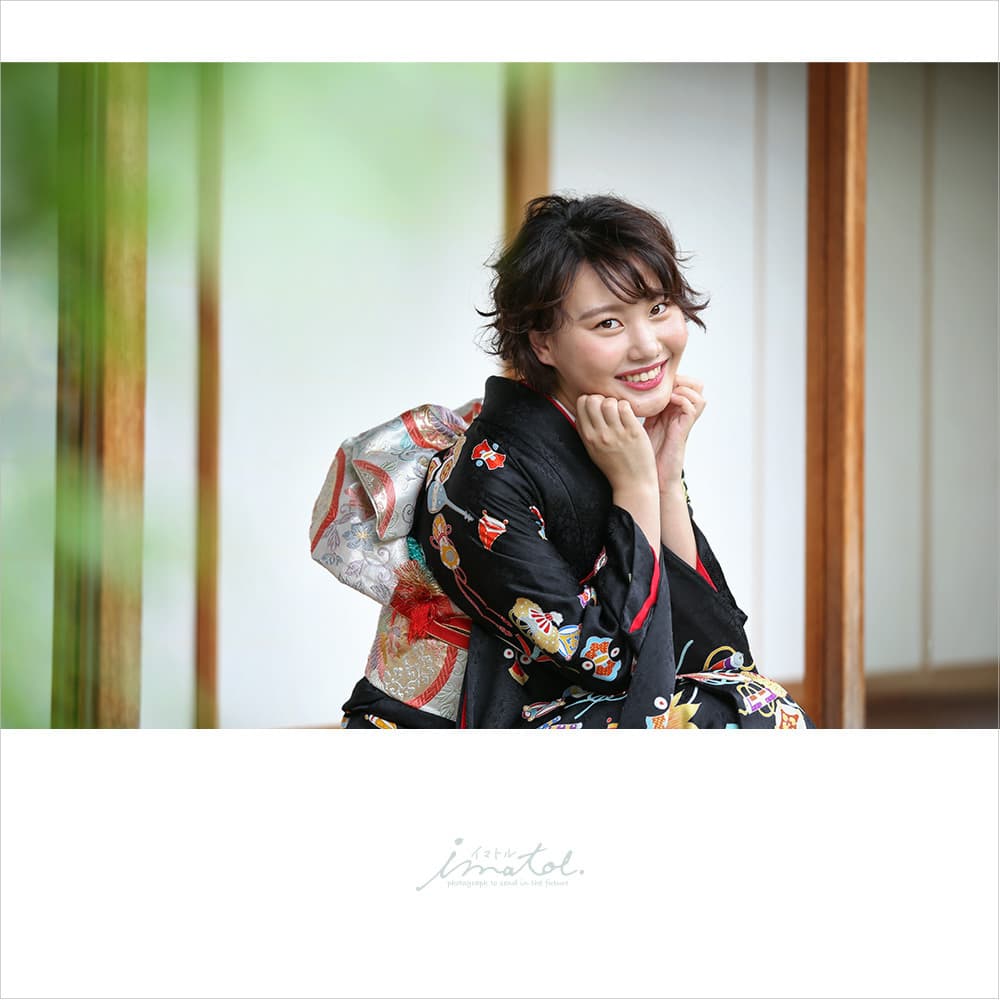 京都で成人式ロケーション撮影