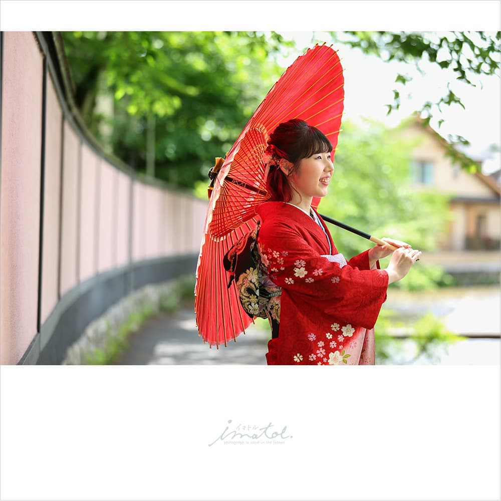 京都で成人式ロケーション撮影