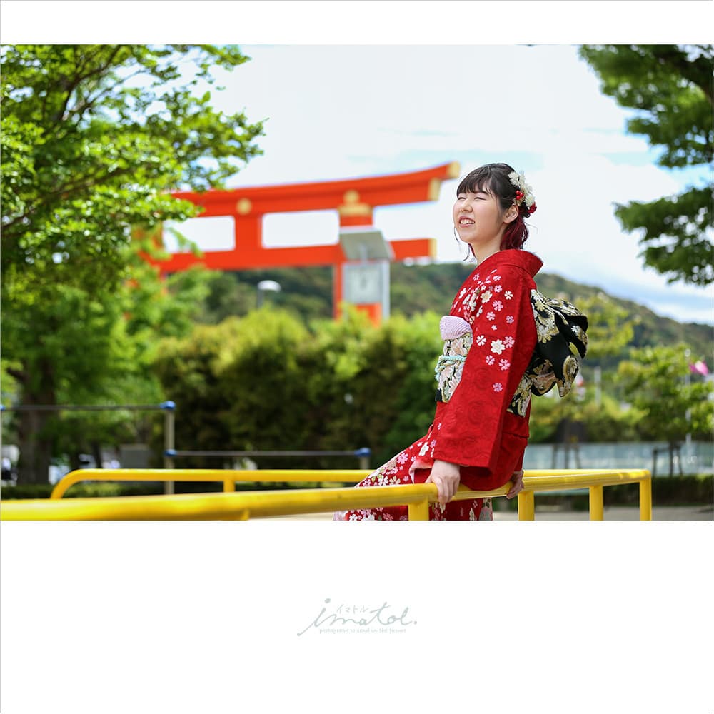 京都で成人式ロケーション撮影