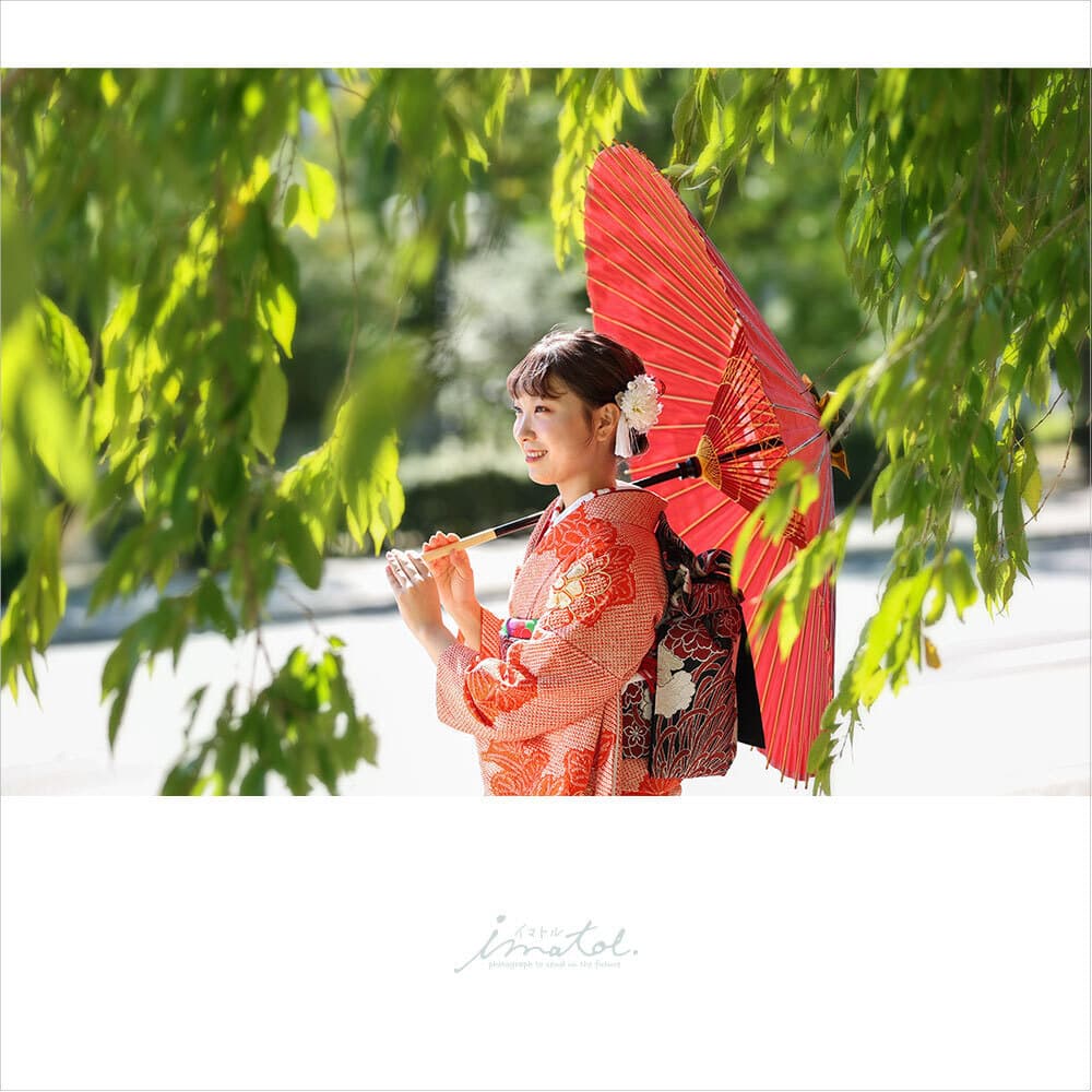 京都で成人式ロケーション撮影