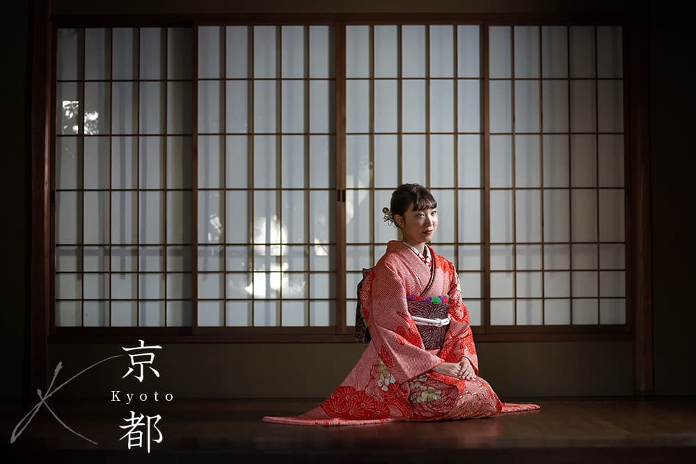 京都で成人式ロケーション撮影